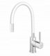 FERRO FITNESS sink faucet, with white spout 3