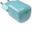 Ładowarka sieciowa Puro 20W GaN USB-C - zielona 1
