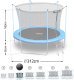 NeoSport Trampolina ogrodowa 10ft/312cm z siatką wewnętrzną i drabinką 7
