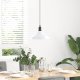 Lampa wisząca z regulacją wysokości E27 połysk biały metal 3