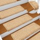 vidaXL Maty na schody 30 szt. 65x21x4 cm brązowe (3365829) 5