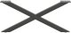 vidaXL Nogi do stolika kawowego, 2 szt., antracyt, 70x(30-31) cm, stal 5