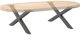 vidaXL Nogi do stolika kawowego, 2 szt., antracyt, 70x(30-31) cm, stal 8