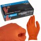 Rękawice nitrylowe SOLID GRIP 50szt.  r. S pomarańczowe (10) 1