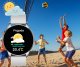 Zestaw KOMUNIA zegarek SMARTWATCH Rubicon RNCF30 silver + bransoletka 11