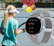 Zestaw KOMUNIA zegarek SMARTWATCH Rubicon RNCF30 silver + bransoletka 8