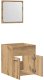 vidaXL 2-częściowy zestaw mebli łazienkowych, dąb artisan 5