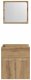 vidaXL 2-częściowy zestaw mebli łazienkowych, dąb artisan 6