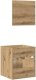 vidaXL 2-częściowy zestaw mebli łazienkowych, dąb artisan 8