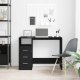Biurko vidaXL Czarne 102 cm x 50 cm 3