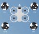 ŚMIGŁA DO DRONA DJI NEO ZESTAW 4 SZTUKI 2XCW + 2XCCW RED - KOD 2016S 6
