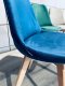 Krzesło skandynawskie MONZA GRANDE BLUE VELVET II GATUNEK 9