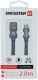 Kabel USB Swissten USB-A - Lightning 2 m Szary (8595217455702) 1