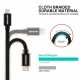 Kabel USB Swissten USB-A - Lightning 2 m Czarny (8595217455696) 8