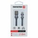 Kabel USB Swissten USB-A - Lightning 2 m Czarny (8595217455696) 10