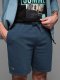 Krótkie spodenki dresowe męskie RELAXED FIT w stylu athleisure  granatowe V4 OM-SRWS-0122 M 1