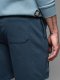 Krótkie spodenki dresowe męskie RELAXED FIT w stylu athleisure  granatowe V4 OM-SRWS-0122 M 4