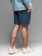 Krótkie spodenki dresowe męskie RELAXED FIT w stylu athleisure  granatowe V4 OM-SRWS-0122 M 5