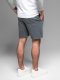 Dresowe krótkie spodenki męskie RELAXED FIT w stylu athleisure  grafitowe V3 OM-SRWS-0122 M 3