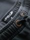 Dresowe krótkie spodenki męskie RELAXED FIT w stylu athleisure  grafitowe V3 OM-SRWS-0122 M 5