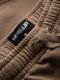 Krótkie spodenki męskie dresowe RELAXED FIT w stylu athleisure  jasnobrązowe V2 OM-SRWS-0122 M 5