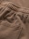 Krótkie spodenki męskie dresowe RELAXED FIT w stylu athleisure  jasnobrązowe V2 OM-SRWS-0122 M 7