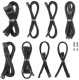 CableMod C-Series Pro ModMesh Sleeved 12V-2x6 12VHPWR Dual StealthSense Cable Kit for Corsair RMi, RMx (Black Label) - schwarz 1