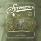 Koszulka motocyklowa z motocyklem Simson AWO 425 Legend męska khaki REGULAR S 2