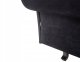 Szezlong welurowy prawostronny czarny LATTES II 7