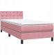 Łóżko kontynentalne z materacem, różowe, 80x220 cm Lumarko! Lumarko! 2