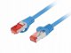 PATCHCORD KAT.6 S/FTP LSZH CU 10M NIEBIESKI FLUKE PASSED LANBERG 1