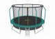 Trampolina ogrodowa dla dzieci 435cm z siatką zewnętrzną i drabinką 2