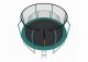 Trampolina ogrodowa dla dzieci 435cm z siatką zewnętrzną i drabinką 3