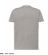T-shirt JHK TSRA 150 - męski z krótkim rękawem wzmocniony lycrą ściągacz, 100% bawełna, 155-160g - szary melanż 5XL 2