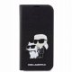 Karl Lagerfeld Iphone 13 Pro Book Case Saffiano Karl Choupette Black 3