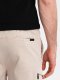 Szorty męskie o luźnym kroju z kieszeniami typu cargo  kremowe V1 OM-SRCG-0194 S 6