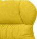 vidaXL Fotel relaksacyjny żółty aksamit 1