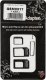 Adapter Nano SIM 3W1 czarny 1