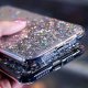 Etui IPHONE 14 Brokat Cekiny Glue Glitter Case czarne 10