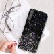 Etui IPHONE 14 Brokat Cekiny Glue Glitter Case czarne 2