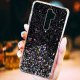 Etui IPHONE 14 Brokat Cekiny Glue Glitter Case czarne 4