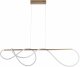Zwisowa lampa Attalea 97629 Endon LED 43W 3000K wąż świetlny złota 2