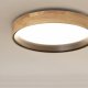 Lampa sufitowa Abruzzo Plafon Nature* ABR-PLODV-C-30WW-CCT LED 31W 2700-6500K drewniany czarny 2