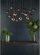 Lampa wisząca DAR Jadalniana lampa wisząca Aurelia AUR6264 Dar Lighting chrom czarny brąz 3