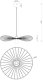 Wisząca lampa Chapeau R31451032 RL Light kapelusz metalowy czarny 14