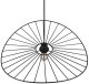 Wisząca lampa Chapeau R31451032 RL Light kapelusz metalowy czarny 6