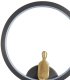 Ścienna lampa ring AMICI ST-B3607 black Step LED 10W 3000K czarny złoty 2