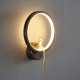 Ścienna lampa ring AMICI ST-B3607 black Step LED 10W 3000K czarny złoty 4