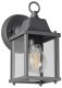 Elewacyjna lampa ścienna MIRANDE 262260142 metalowa szklana IP23 antracyt 1
