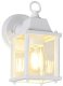 Metalowa lampa ścienna na taras MIRANDE 262260131 IP23 biała 2